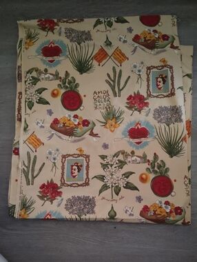 Vintage 1999 "Viva Frida" Phillip De Leon For Alexander Henry Fabric